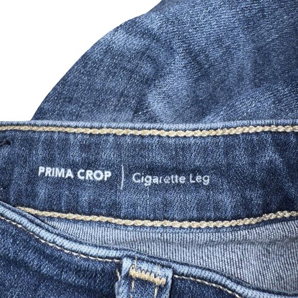 AG Adriano Goldschmied The Prima Ankle Cigarette Leg Jeans Size 30R Stretch Blue - Picture 13 of 16